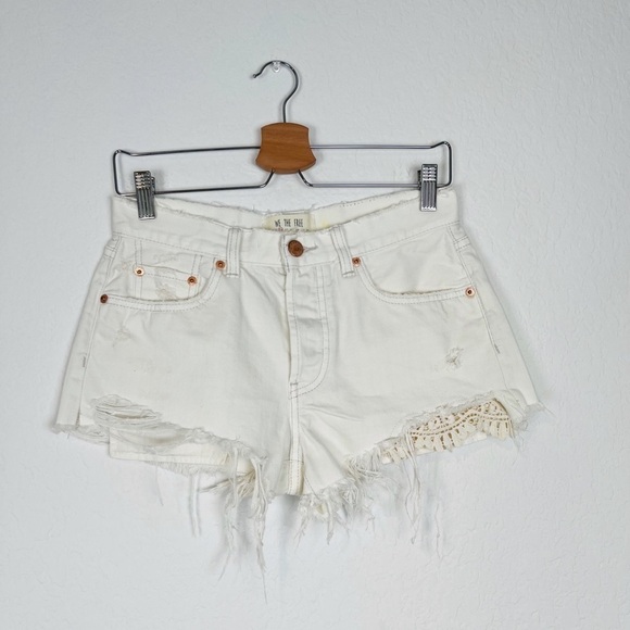 Free People Shorts Daisy Chain Lace Short - Picture 3 of 10